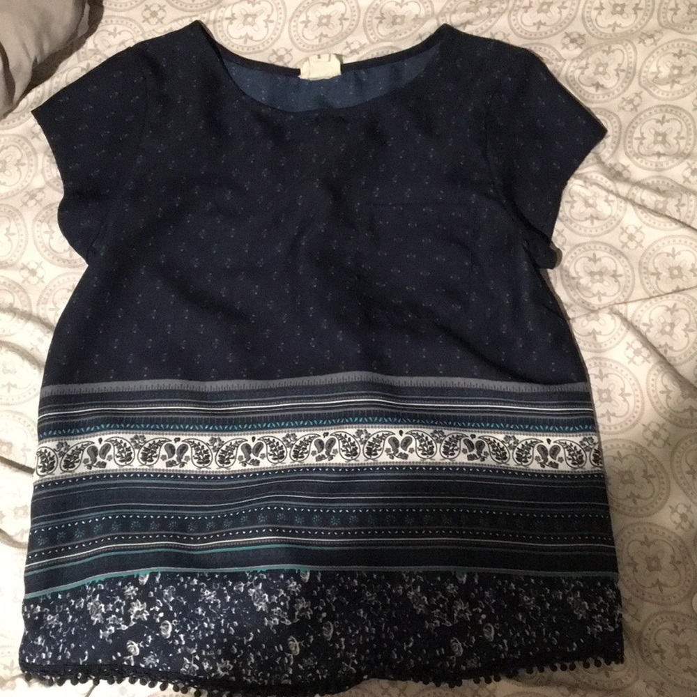 Navy dress up shirt